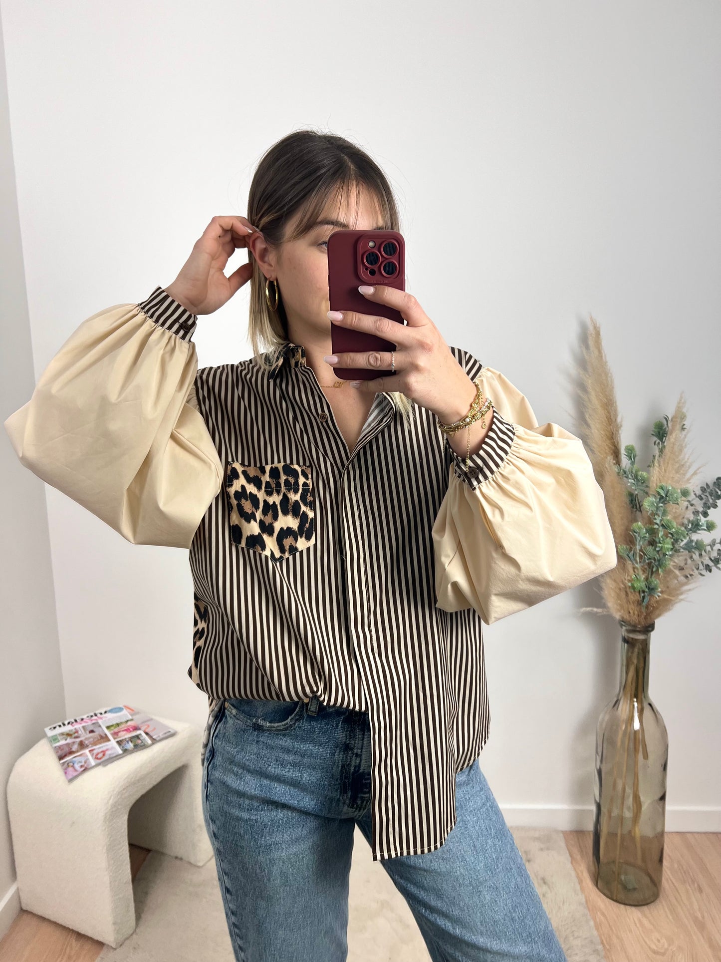 Chemise léopard beige • WILLOW
