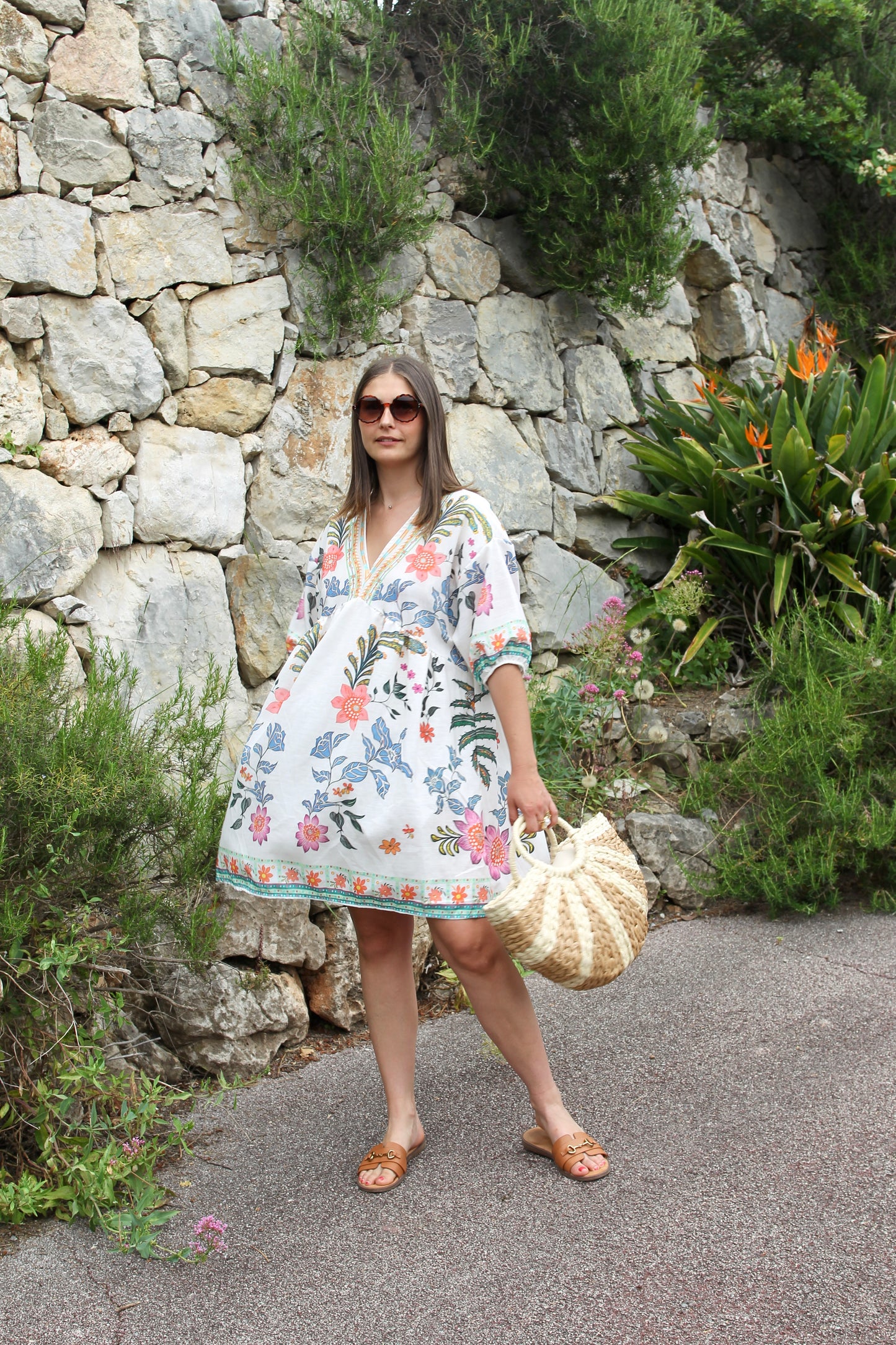 Robe MARIPOSA motifs à fleurs