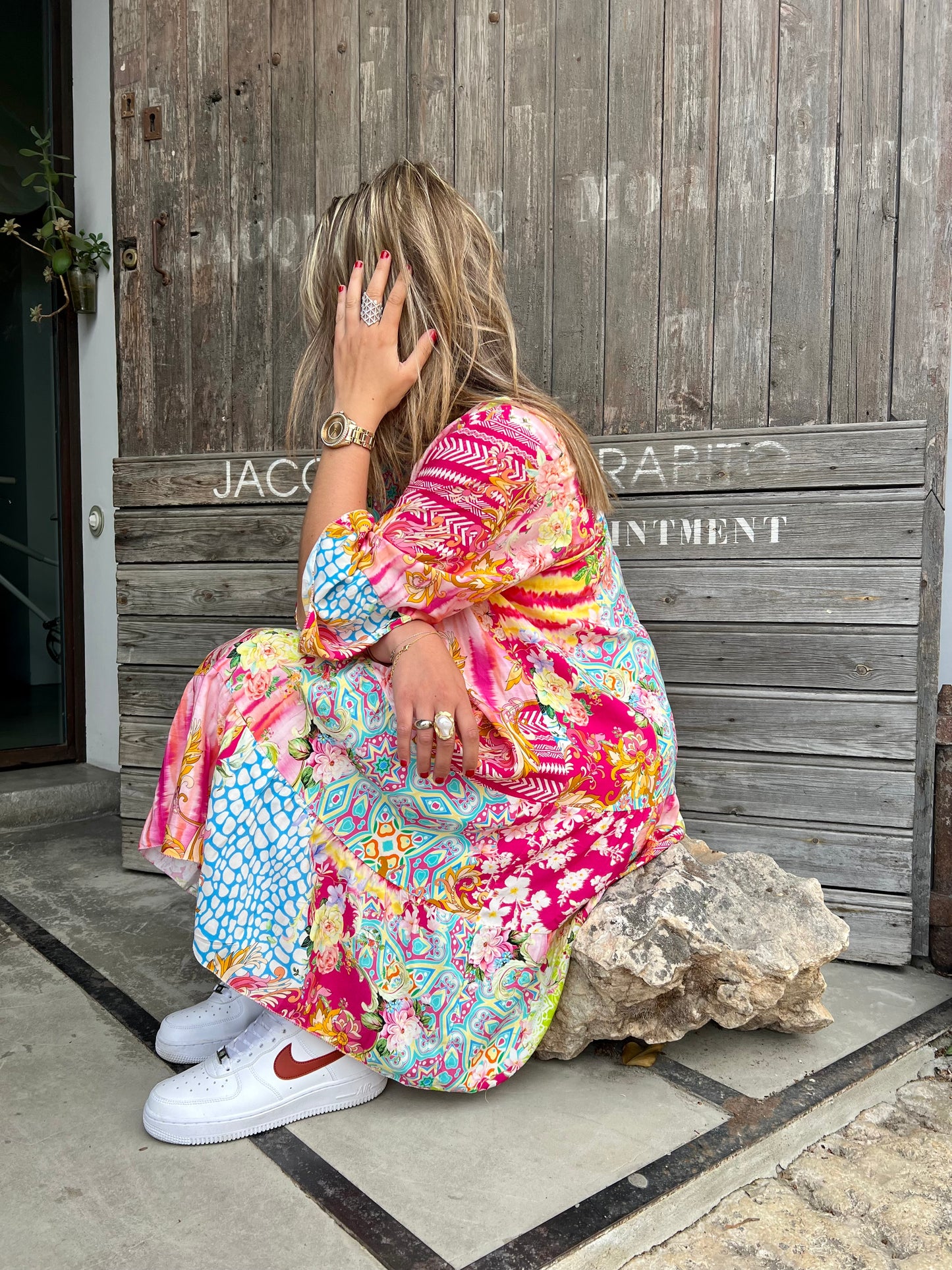 Robe ISABELLA patchwork