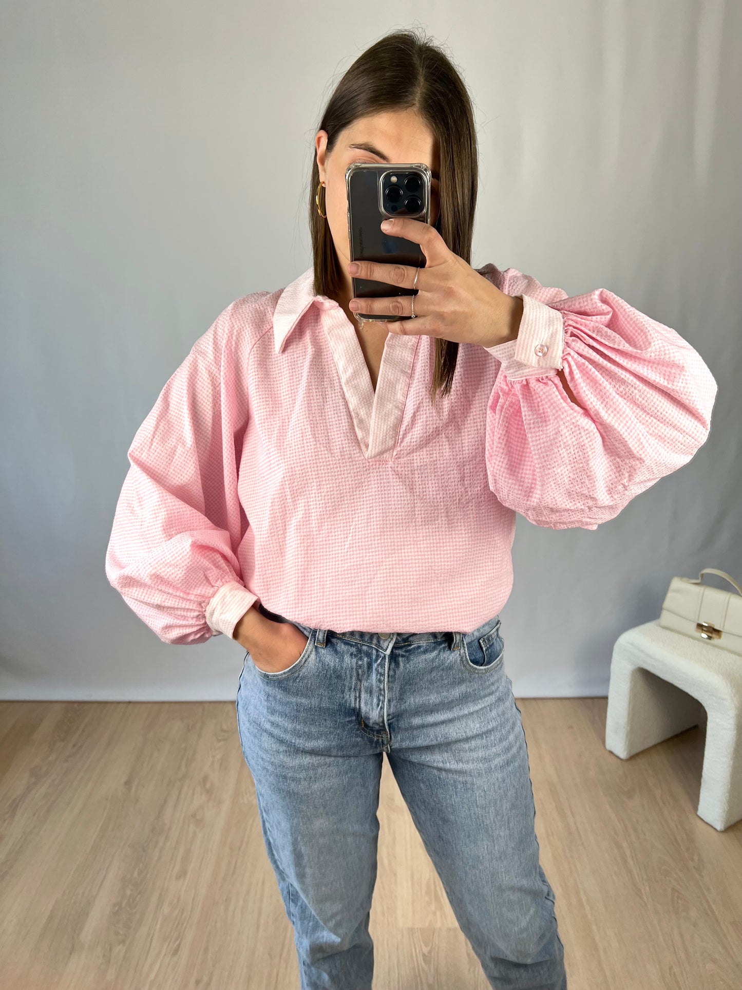 Chemise AMBRE manches bouffantes