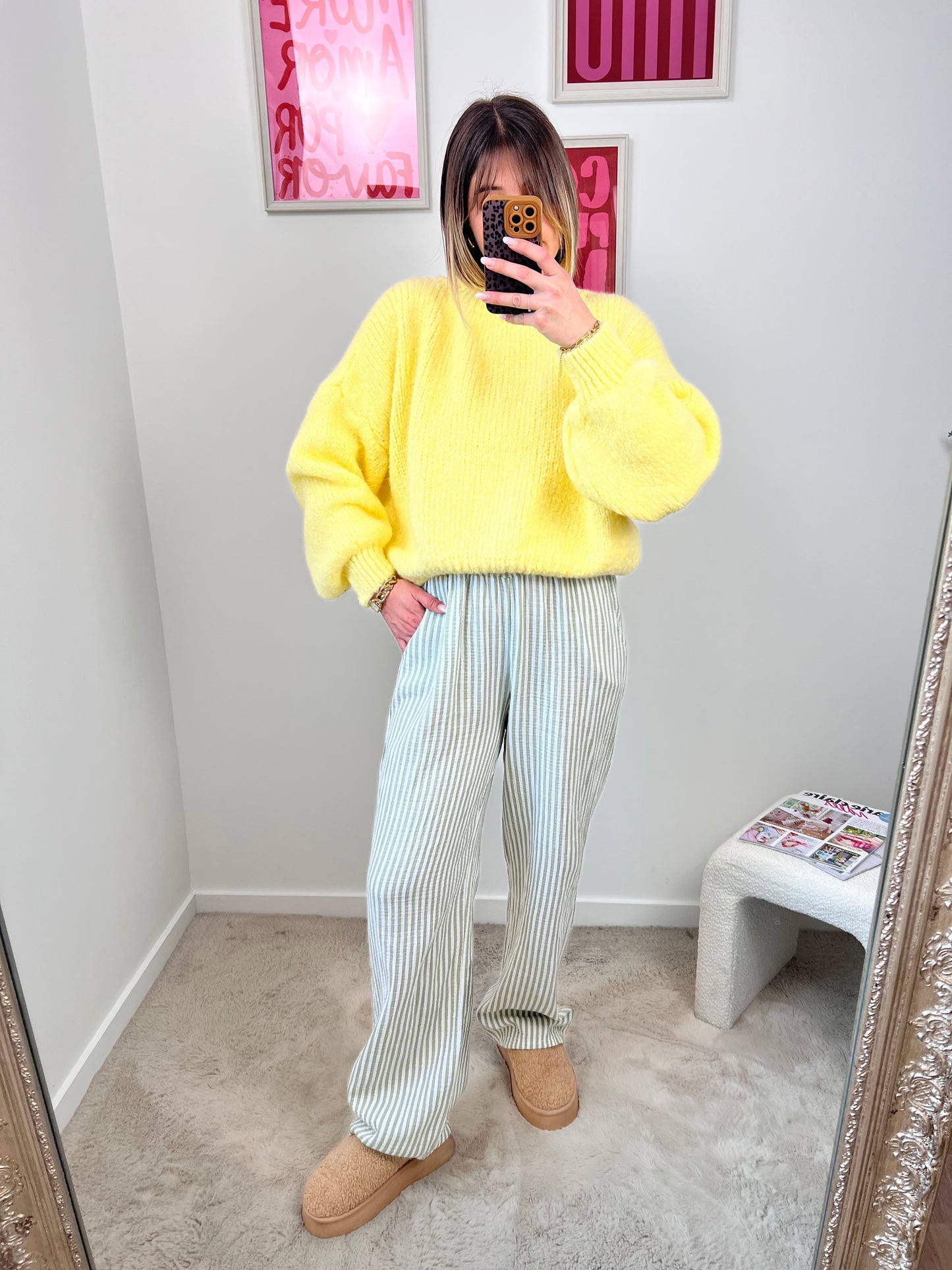 Lou Jaune - Pull En Maille