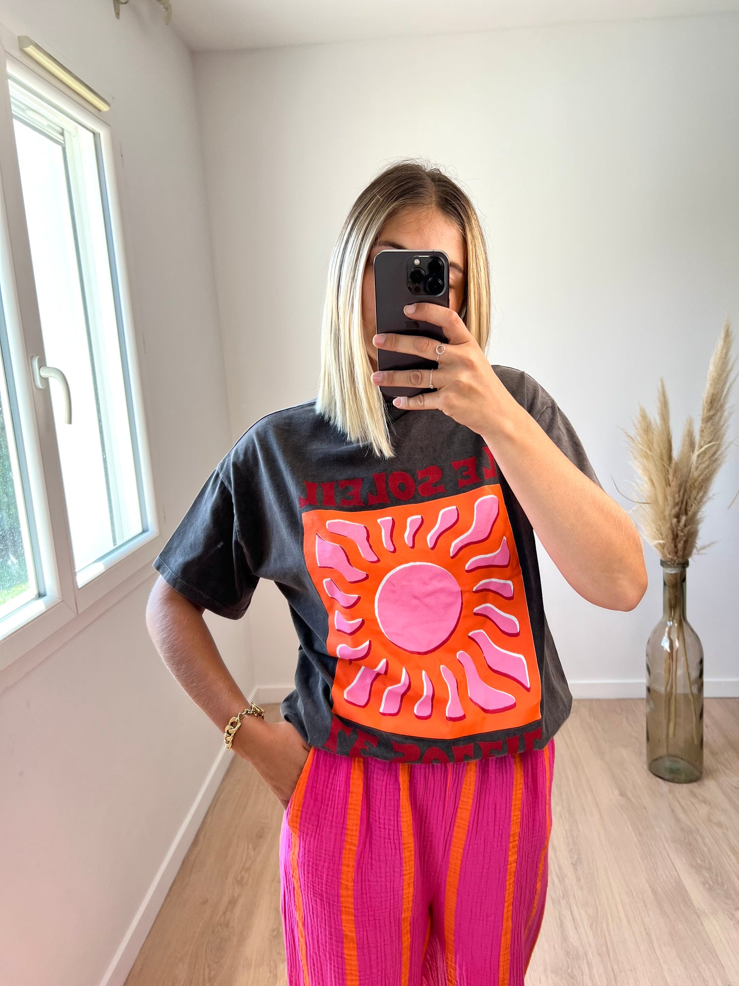 T-shirt LOU motifs soleil