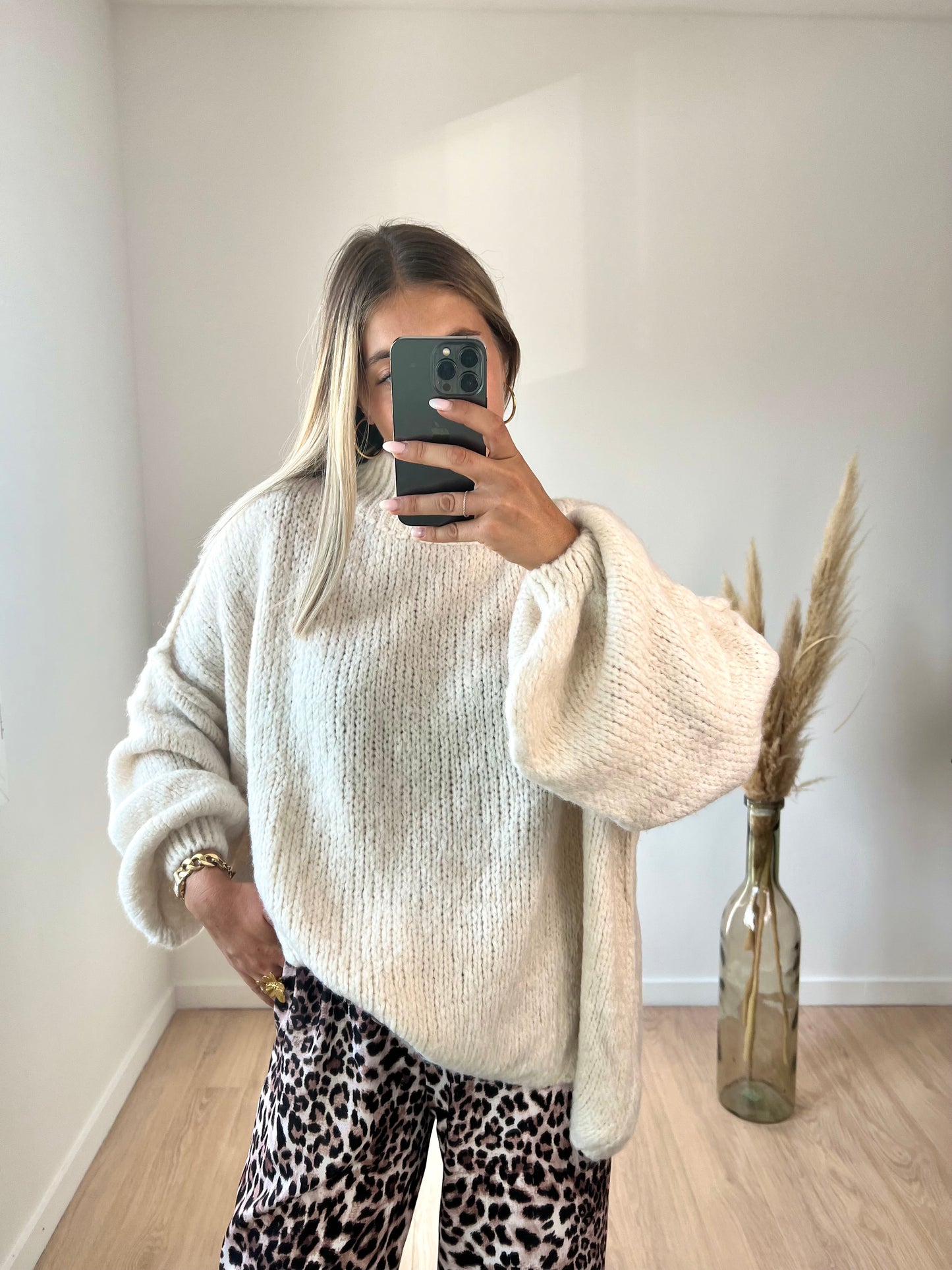 Pull oversize en maille • MADELAINE