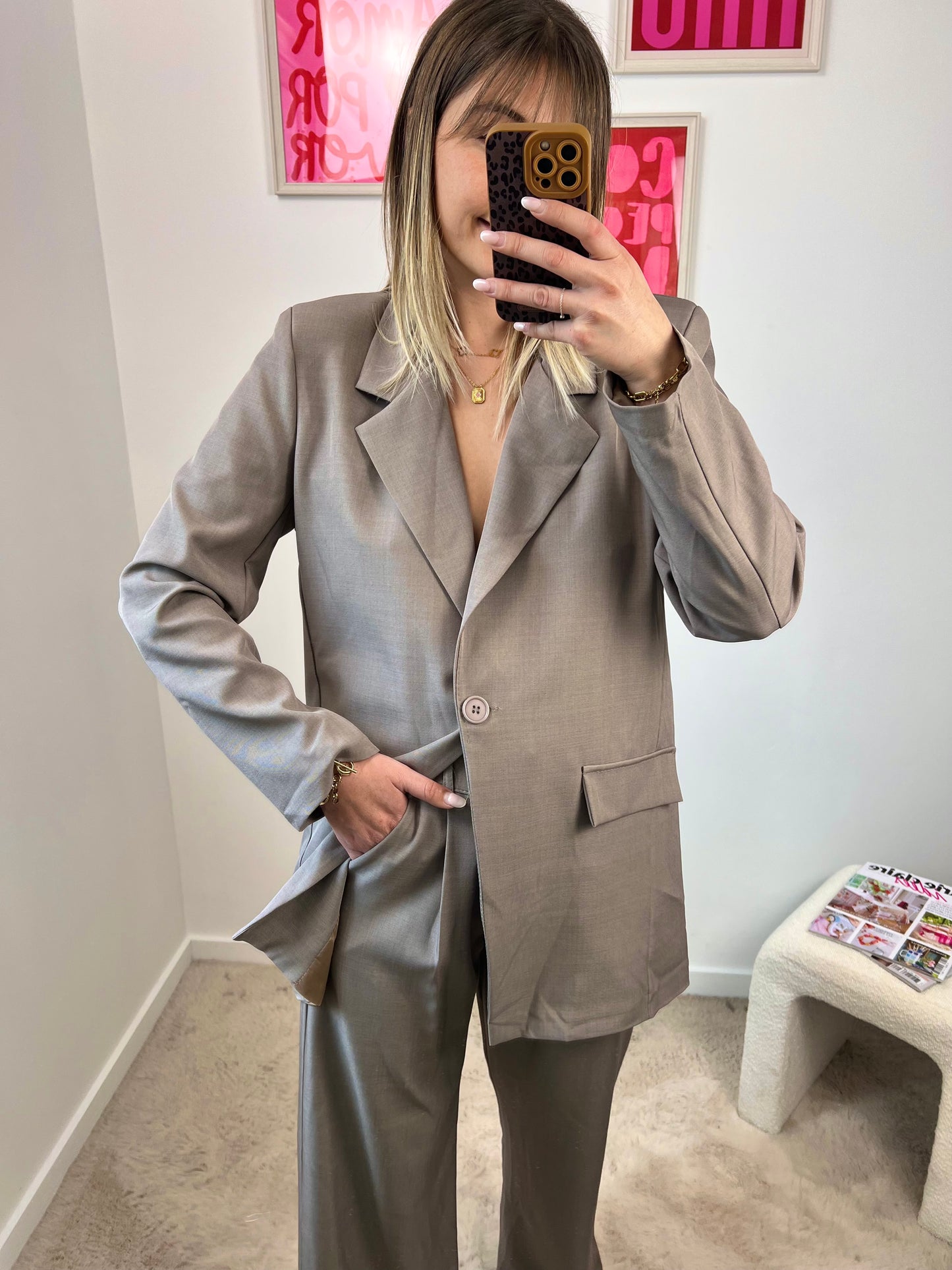 Dulcie Taupe - Veste De Blazer