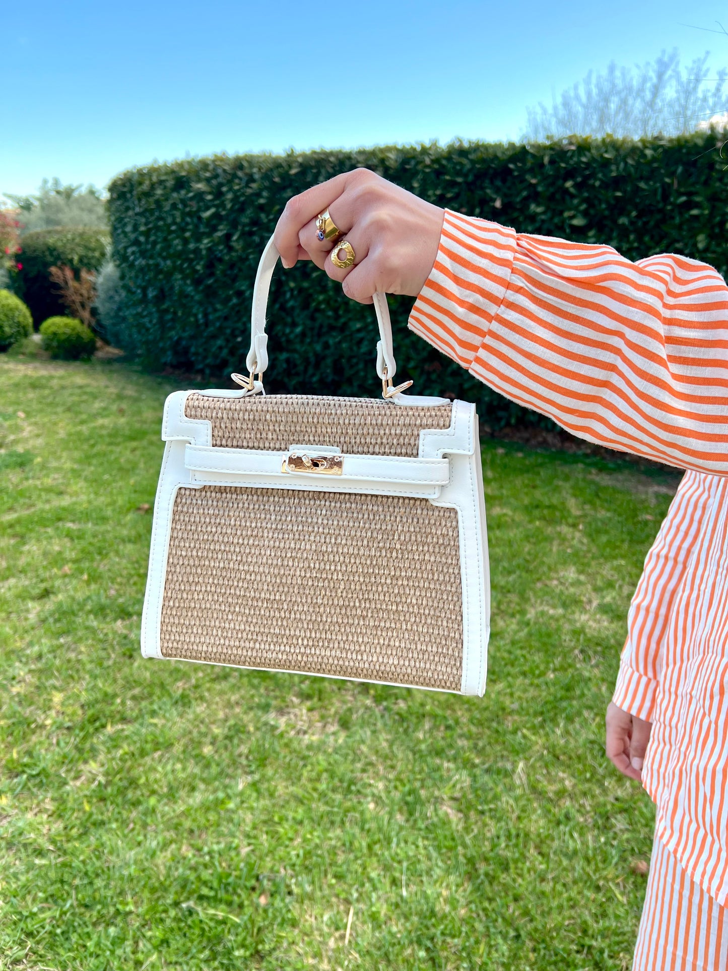 Bague KHLOE rond doré