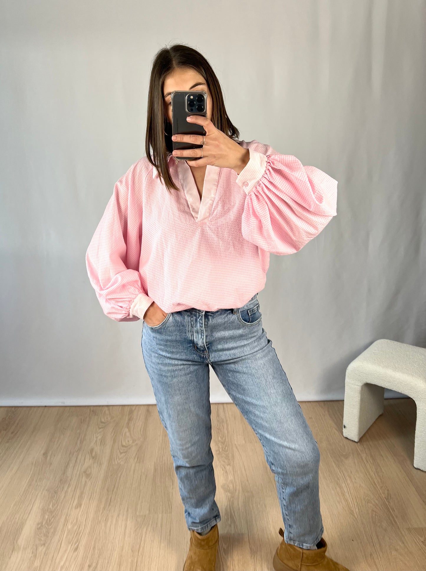 Chemise AMBRE manches bouffantes