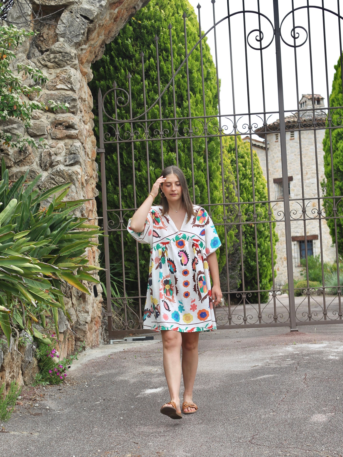 Robe MARIPOSA motifs colorés