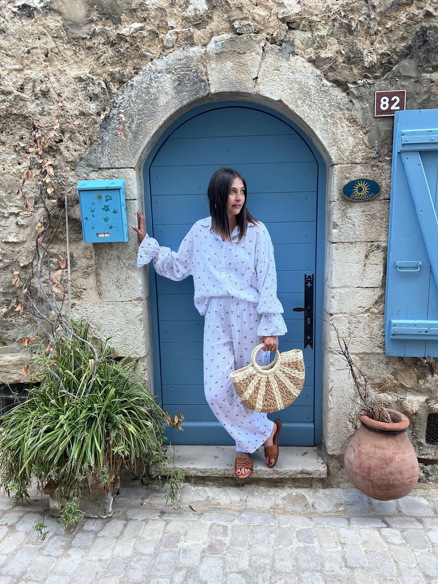 Chemise HAILEE en gaze de coton