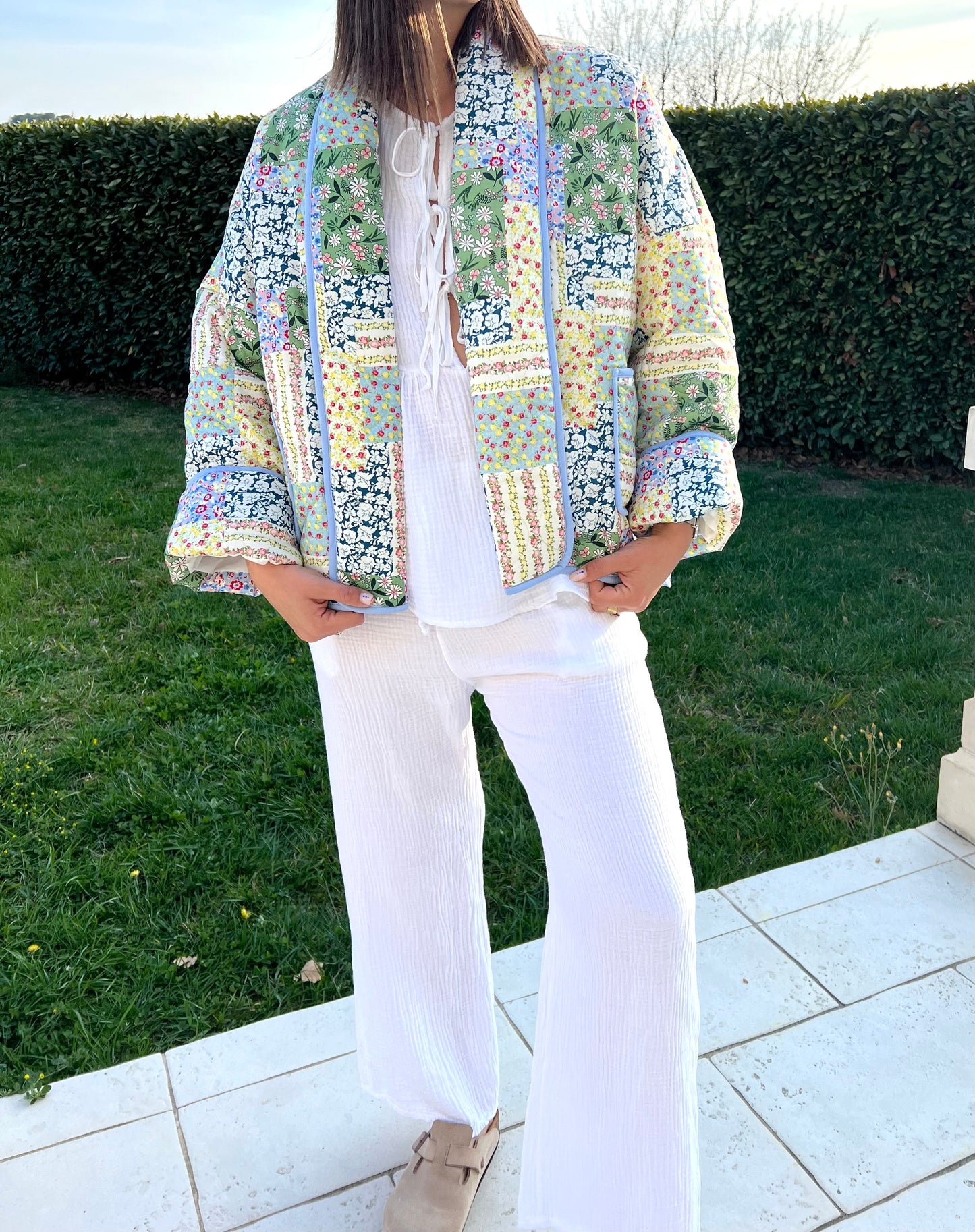 Pantalon ATHENA en gaze de coton