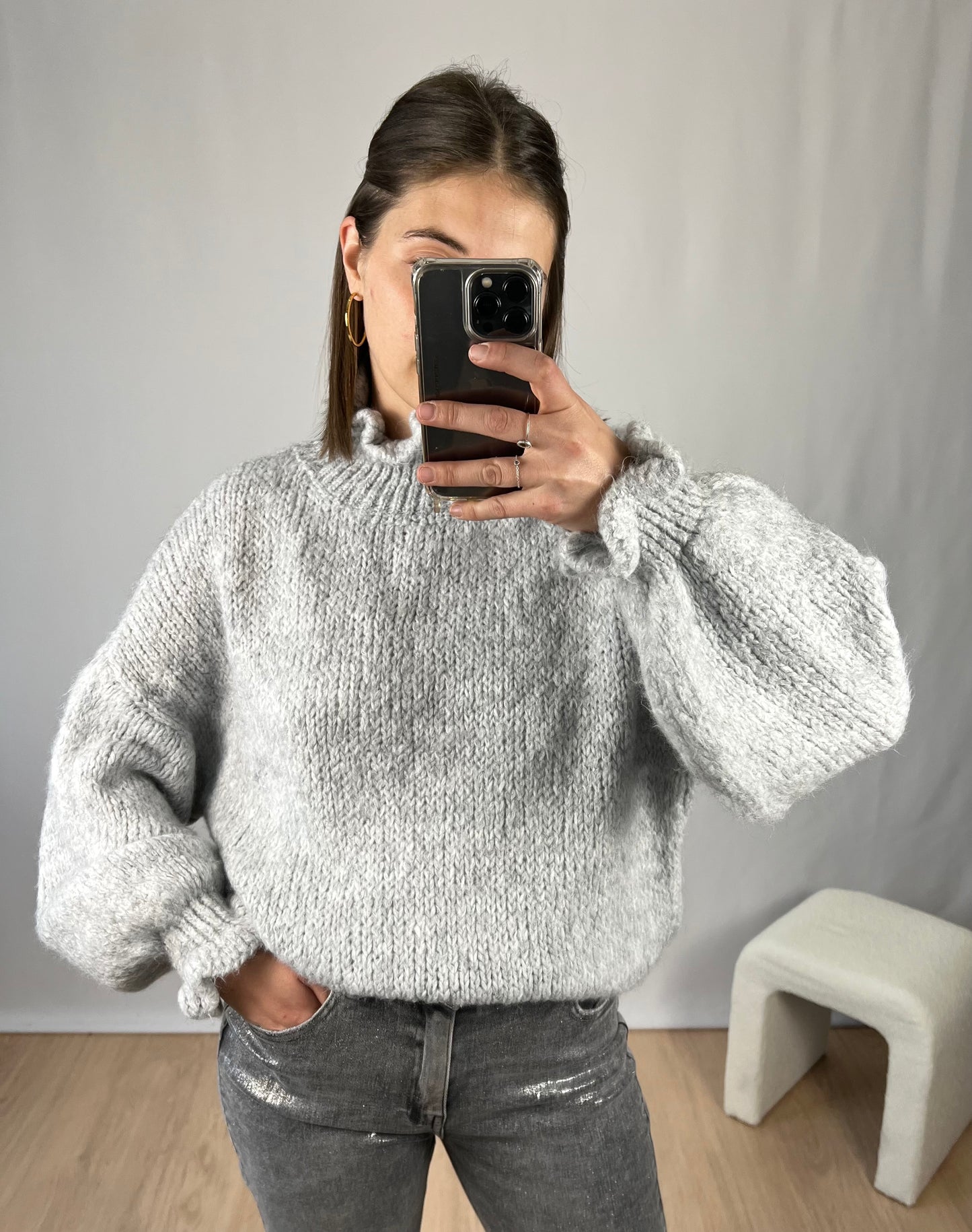 KELLY sweater with tight sleeves
