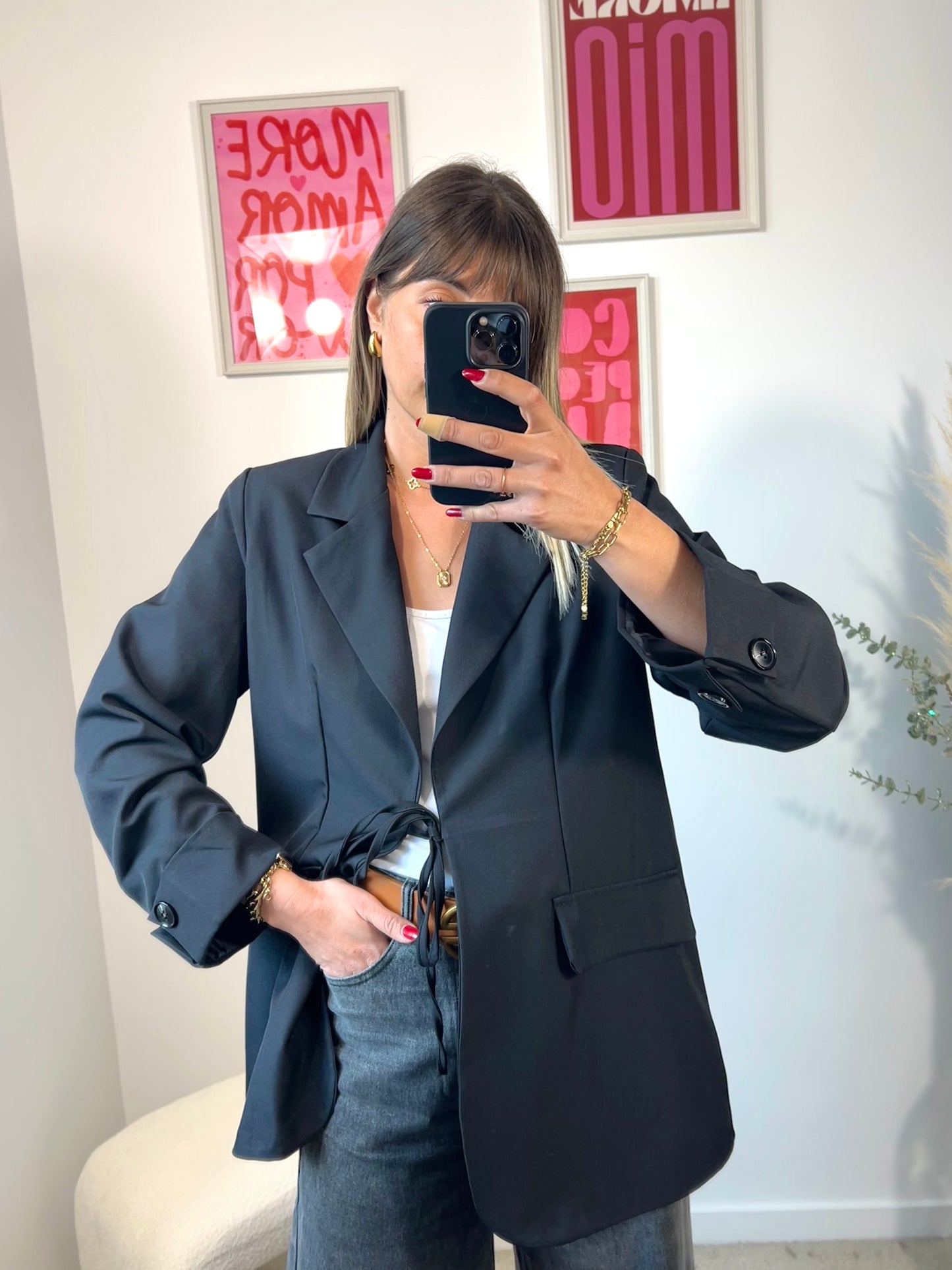 Madelyne Noire - Veste Blazer