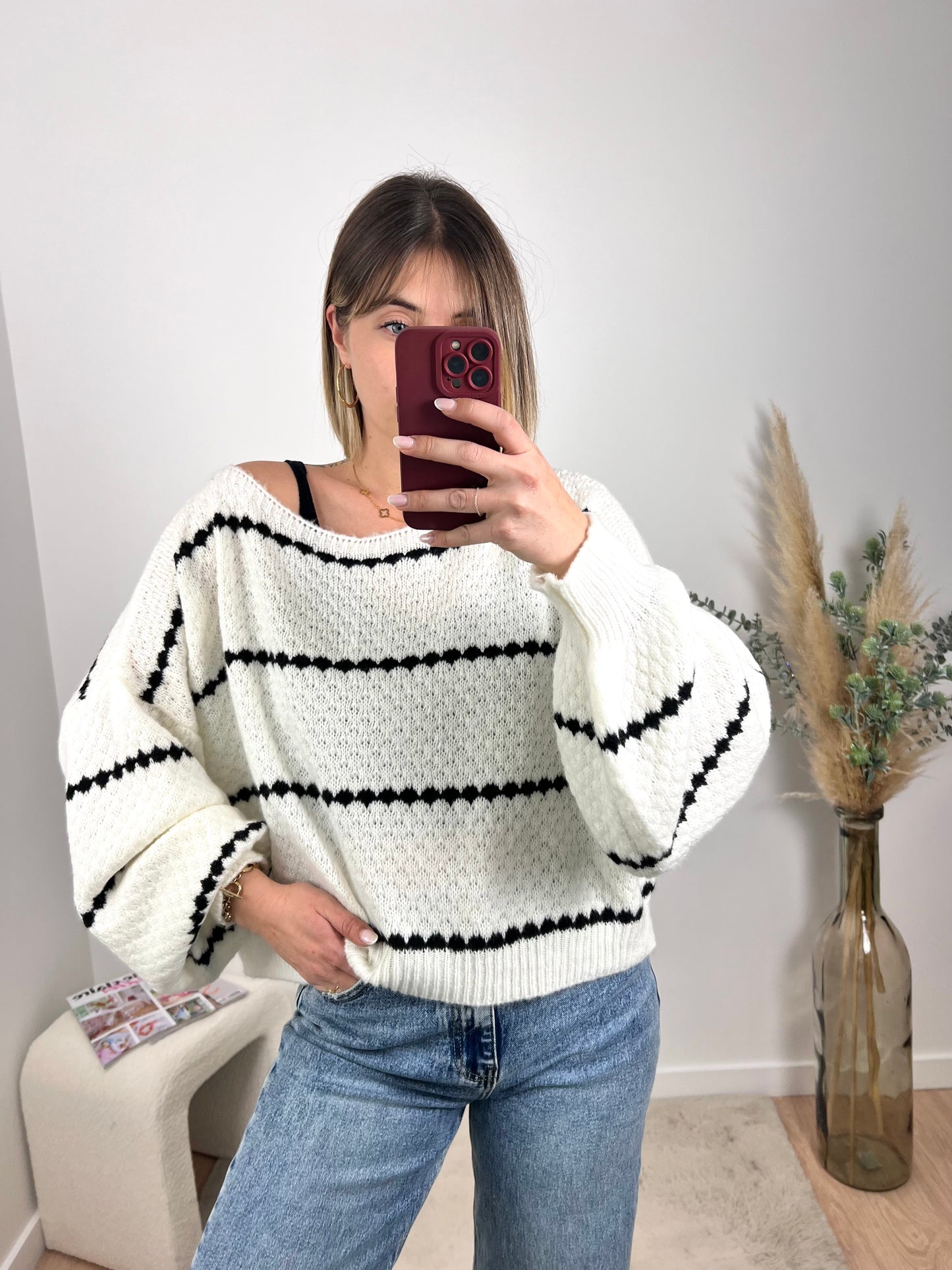 Pull manches bouffantes • DIANE