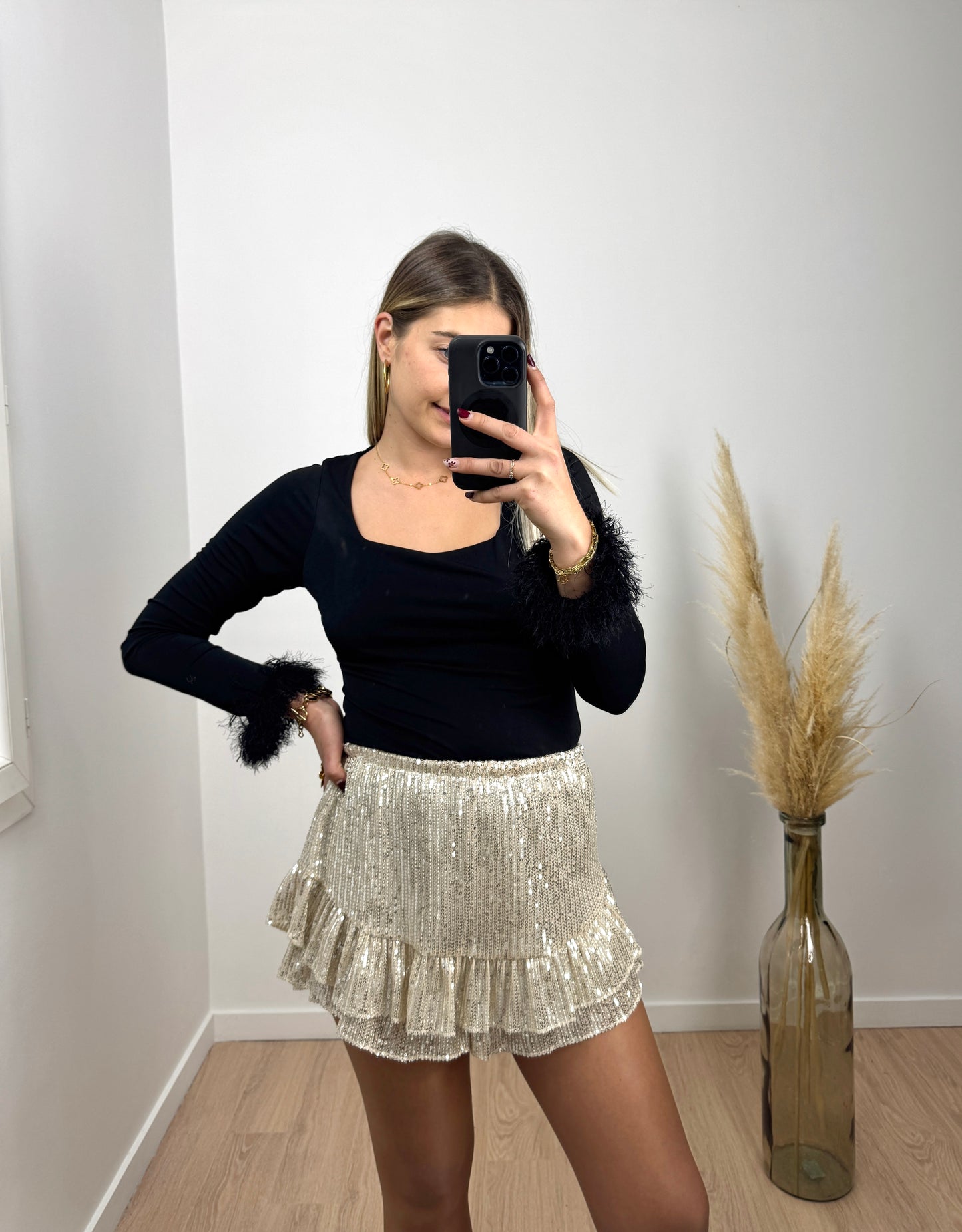 Top avec plumes • ANNA