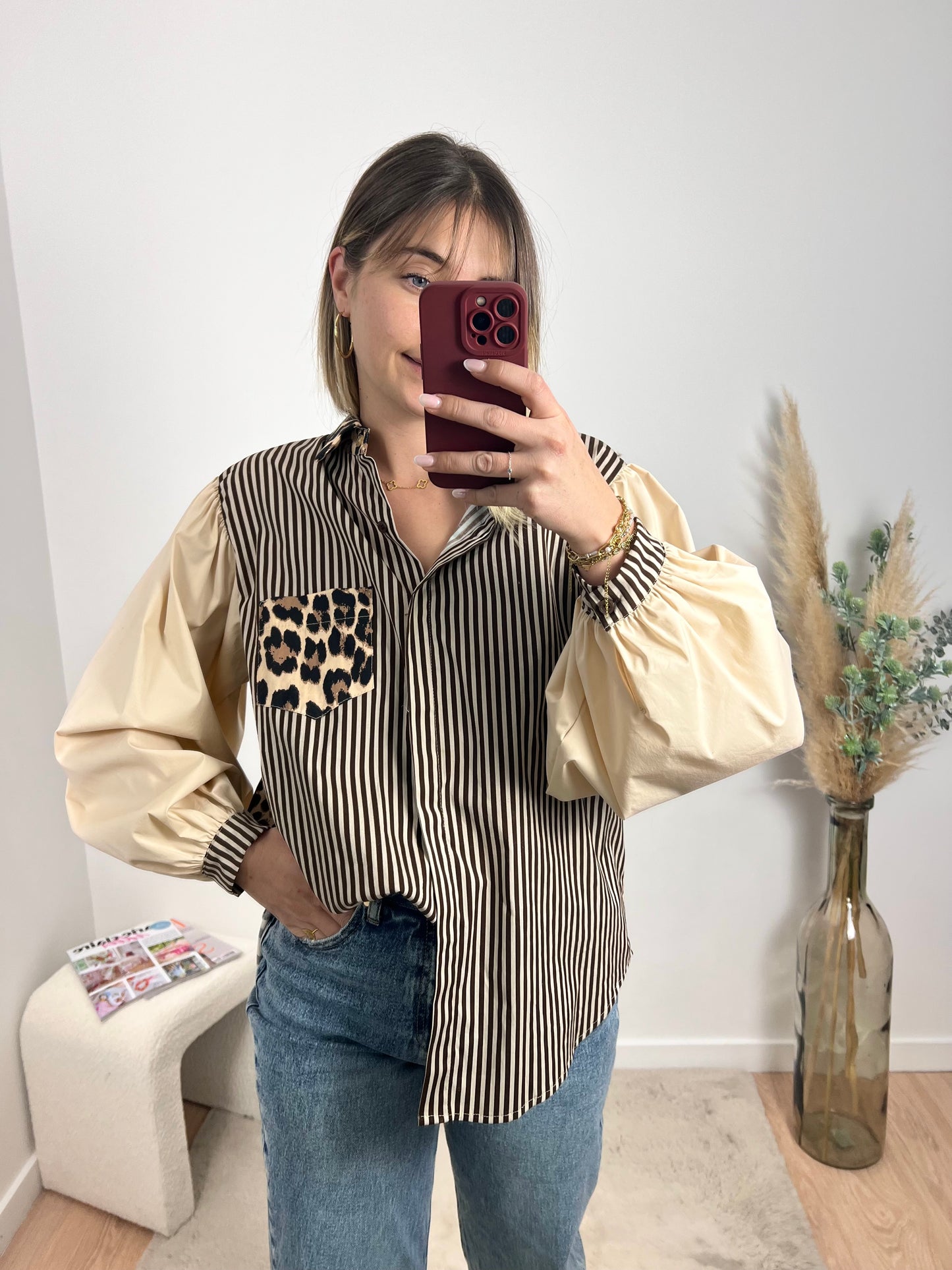 Chemise léopard beige • WILLOW