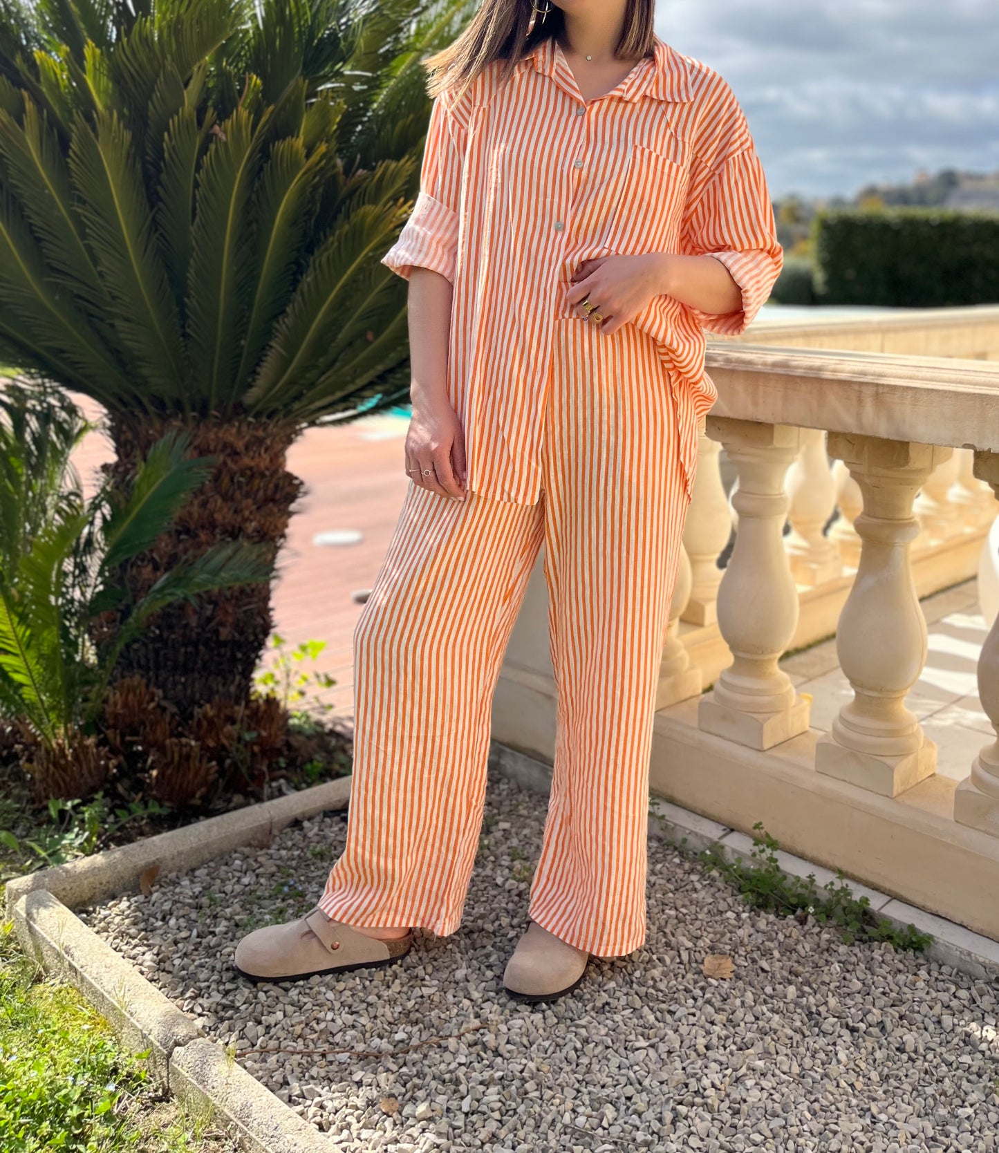 Ensemble MAJE à rayures