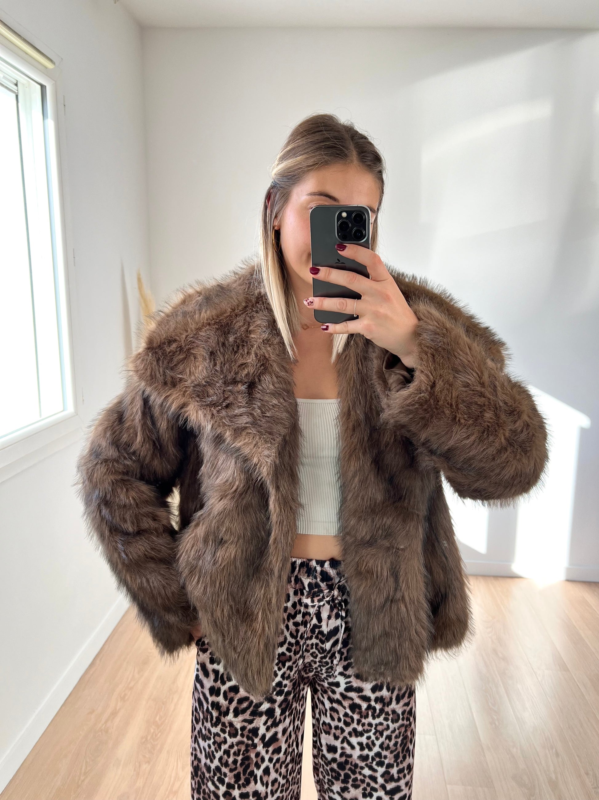 Fausse Fourrure Manteau New Look New Look Manteau Fausse Fourrure